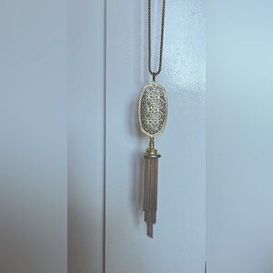 Kendra Scott Rayne Necklace Silver & Gold Mix